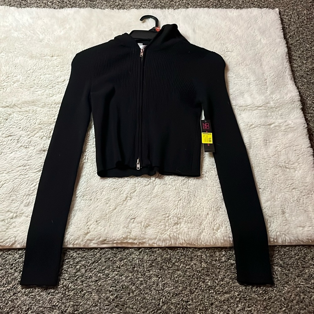Long sleeve cropped jacket